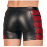 NEK Boxer long VEGA Noir-Rouge